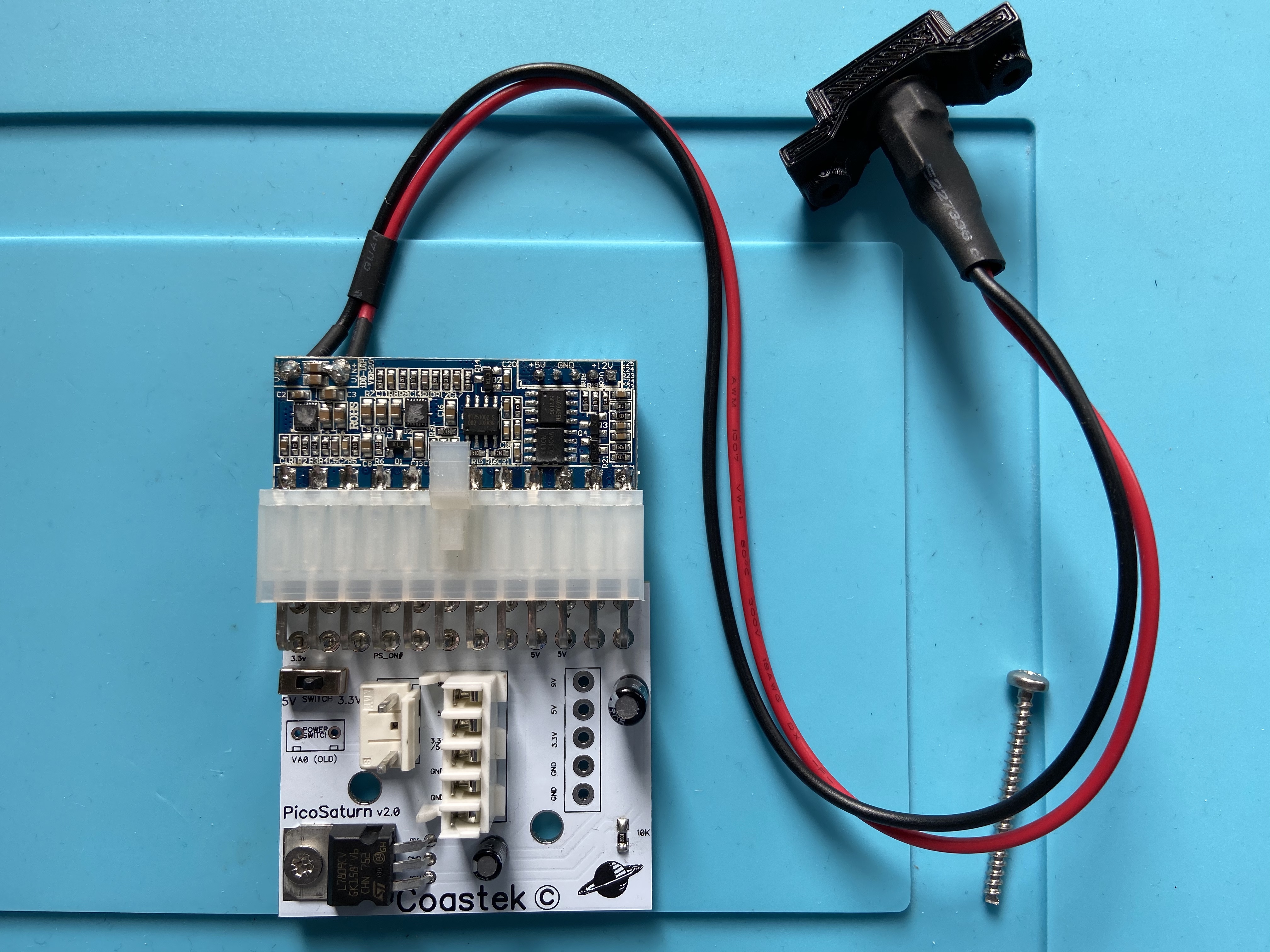 picoPSU replacement power supply for Sega Saturn