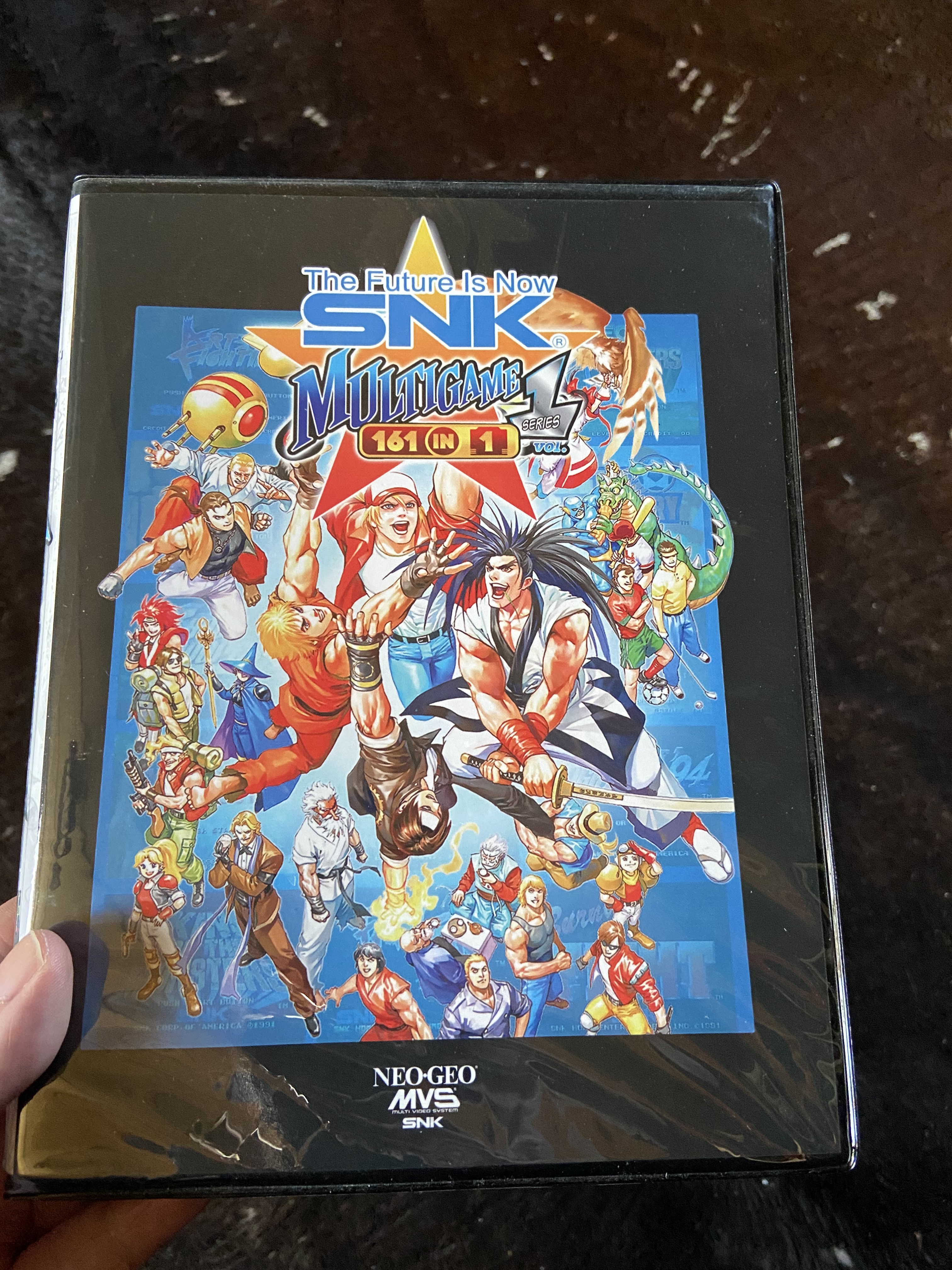 Unofficial 161 in 1 Neo Geo MVS cartridge shockbox