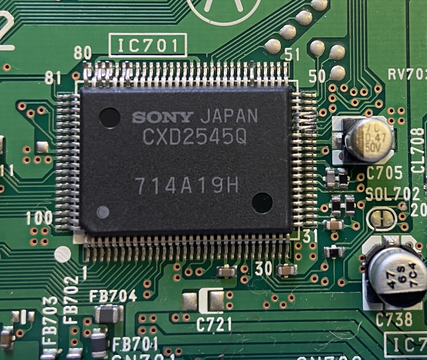 Pins lifted for the xStation ODE installation