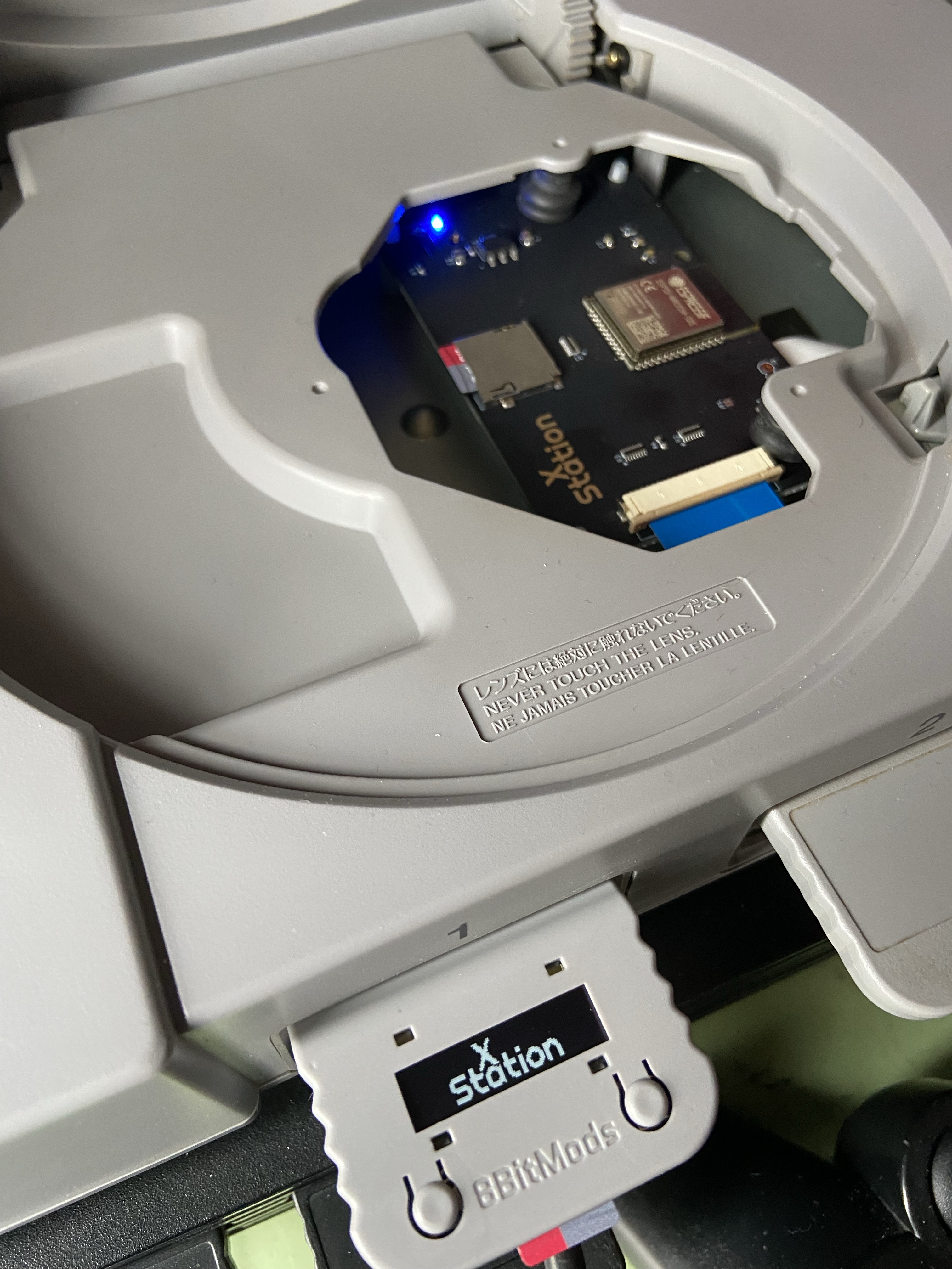 MemCard PRO aftermarket PlayStation memory card working with xStation ODE