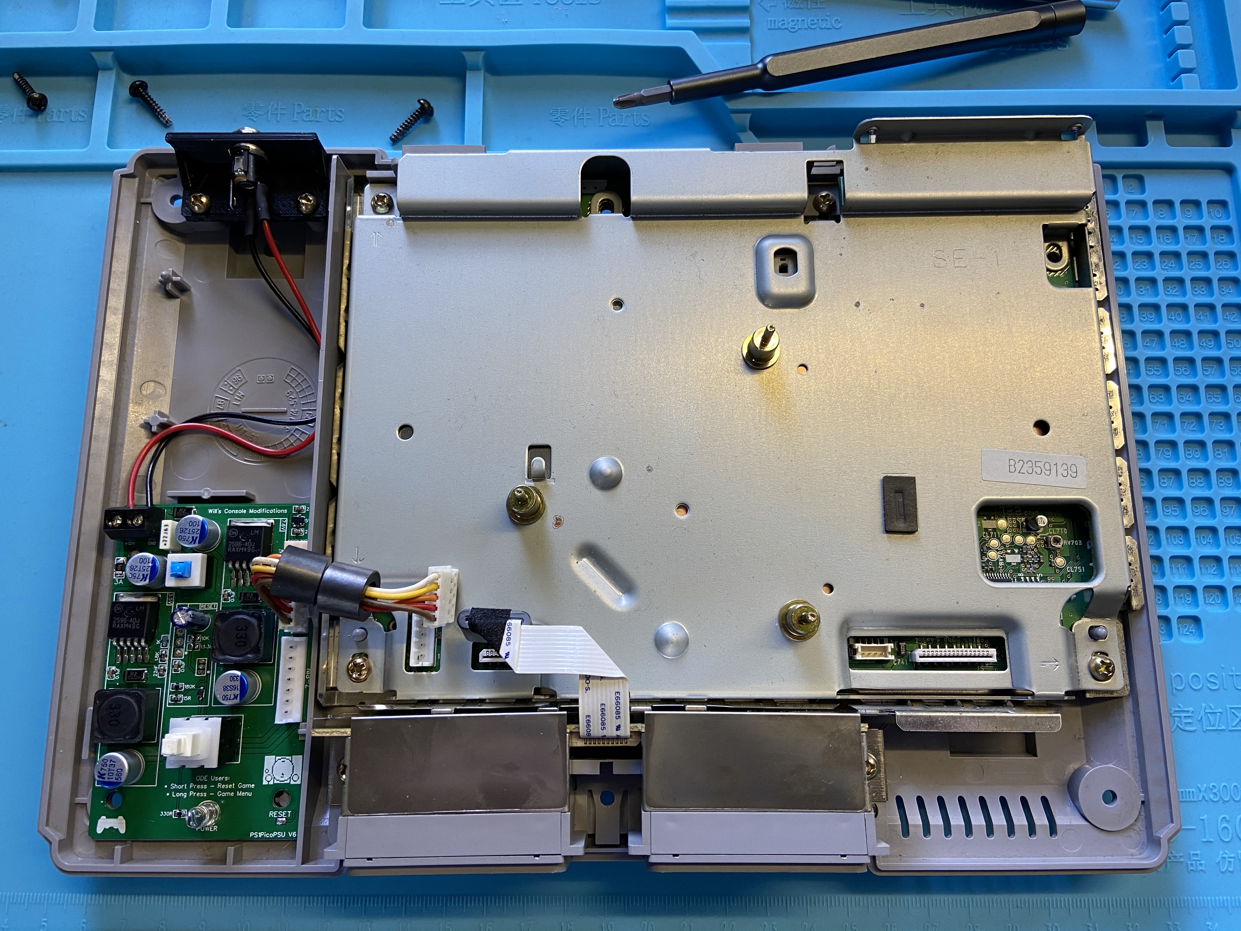 Preparing to install xStation into a PlayStation