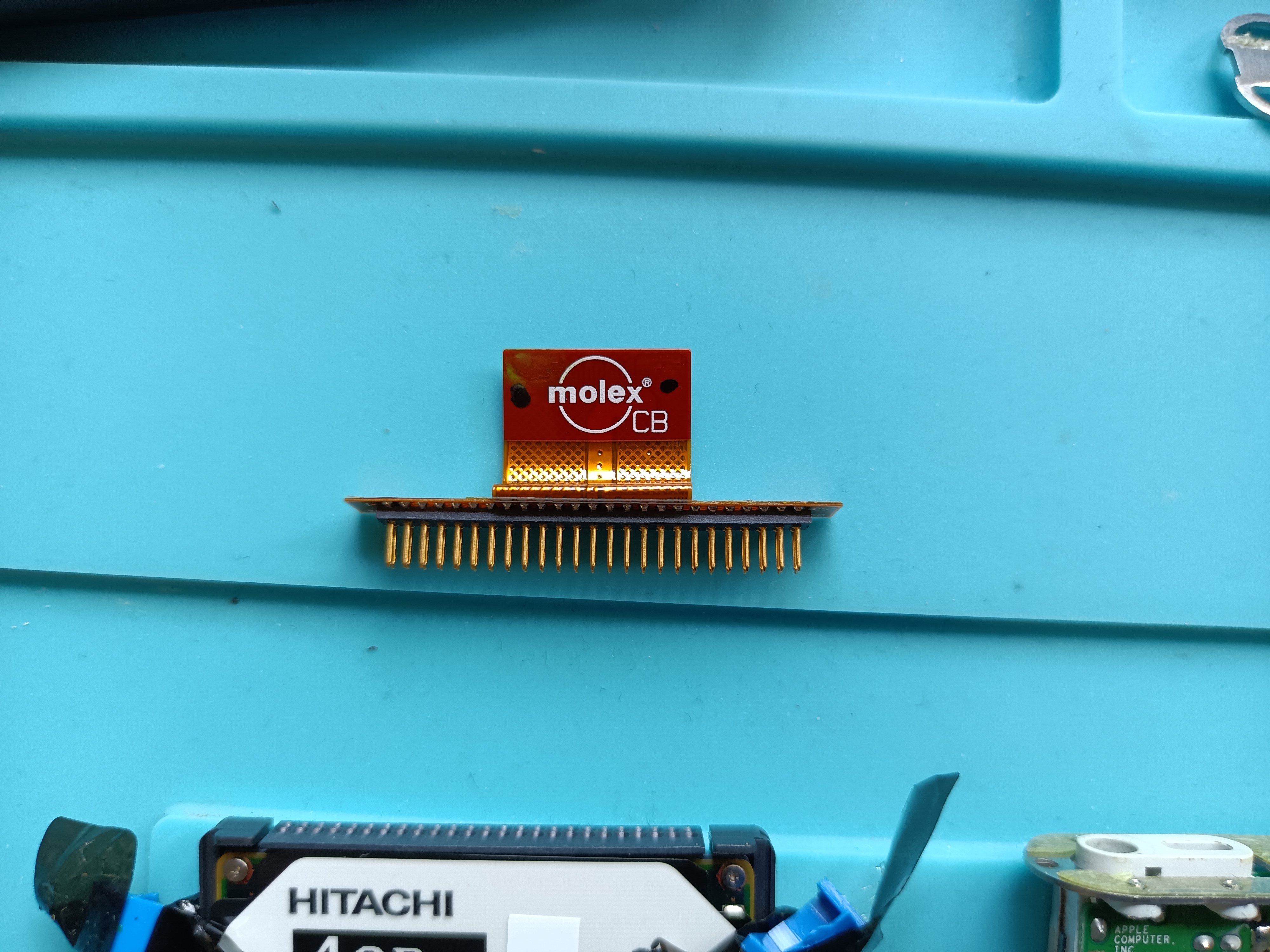 Reusing iPod Mini drive connector