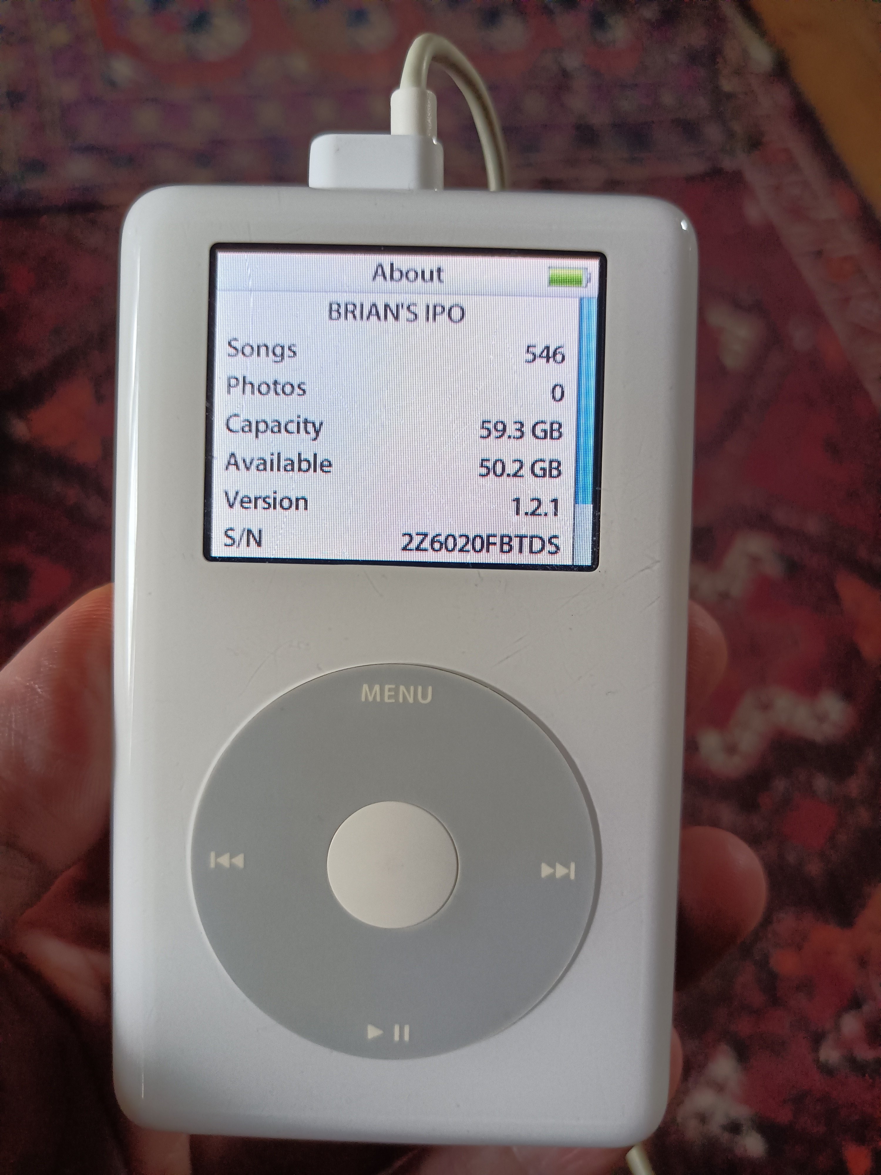 IPod Photo upgraded with 64GB flash storage